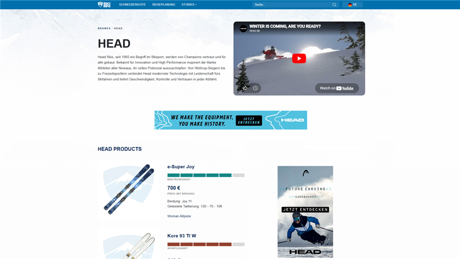 DE Skitest Brand Sponsorship