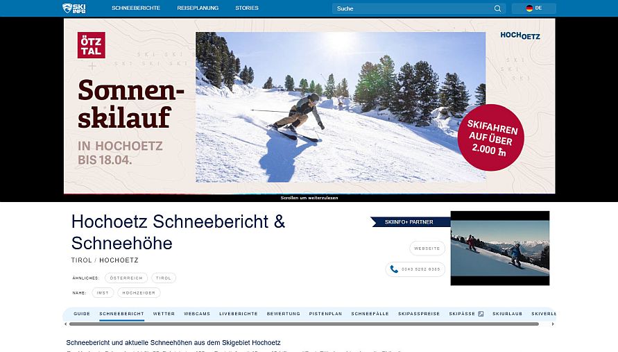 Skiinfo+ | High Impact & Gebiet seite
