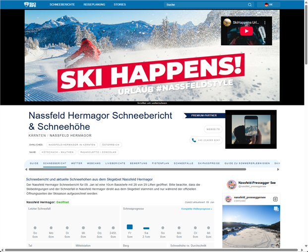 Skiinfo+ | High Impact & Gebiet seite