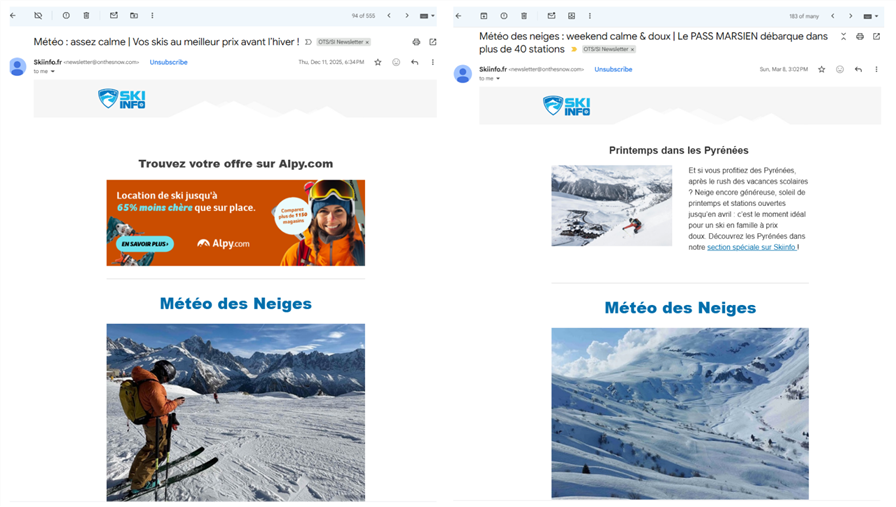Sponsoring de la newsletter hebdo