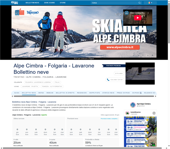 Skiinfo+ | Big Screen