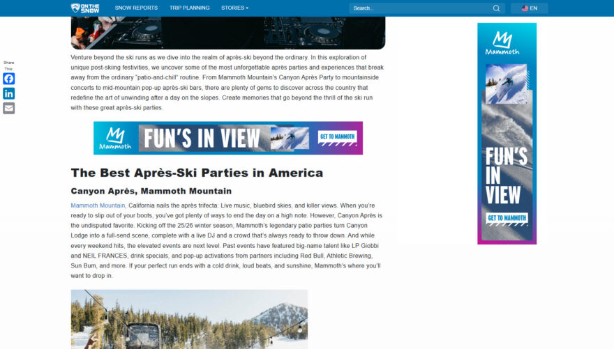 The Guide to Après Ski​