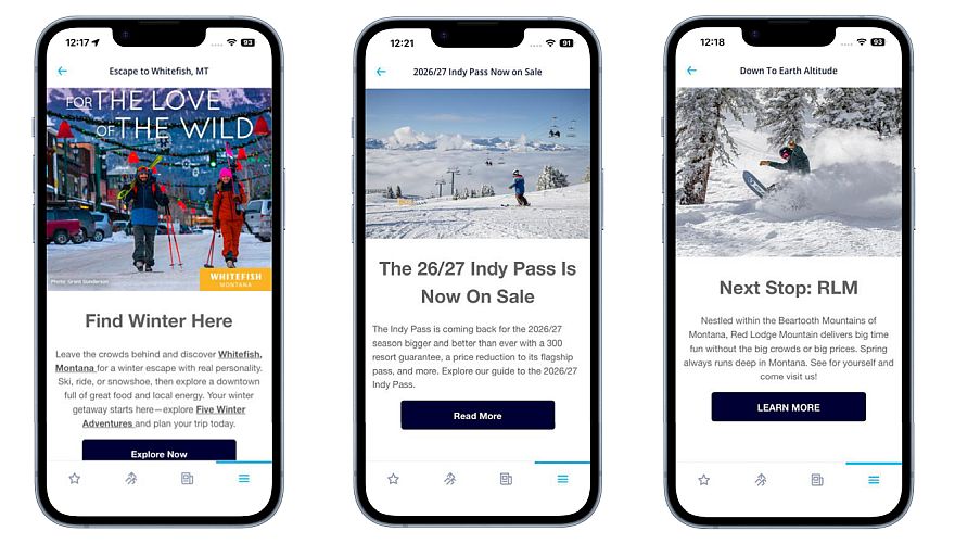 Mobile Inbox – Image with Text